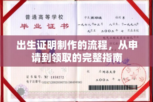 天河出生证明制作的流程，从申请到领取的完整指南